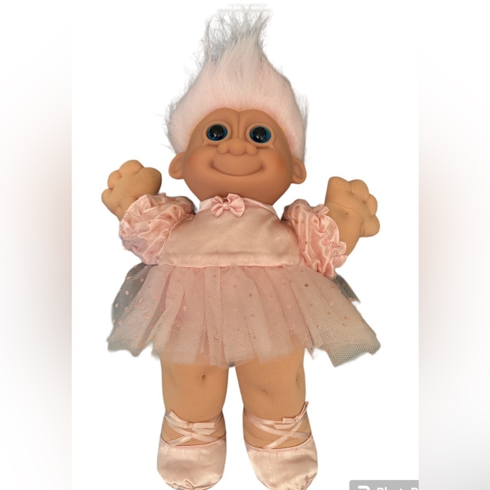Vintage Russ large ballerina troll plush